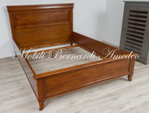 OC288 Letto Matrimoniale In Noce Misura Queen Size 10